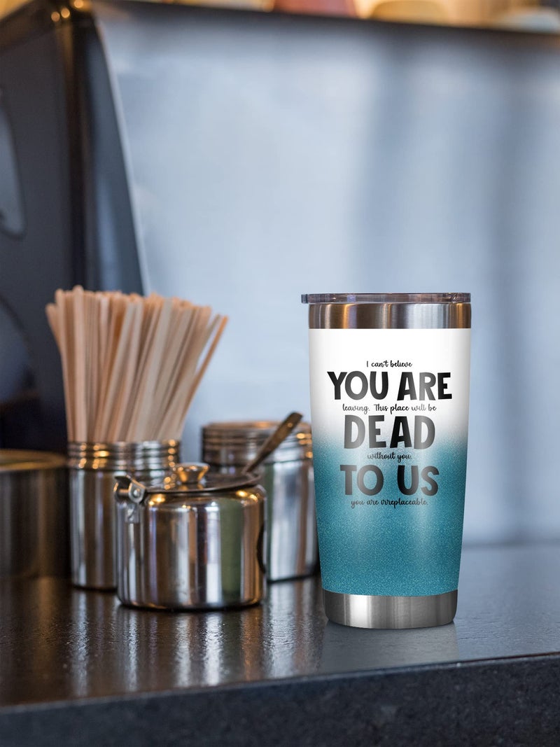 NewEleven Coworker Leaving Gifts - Farewell / Going Away Gift - New Job  Goodbye  Good Luck Gifts For Coworkers  Colleagues  Boss  Men  Women  Friends - 20 Oz Tumbler - Image 4